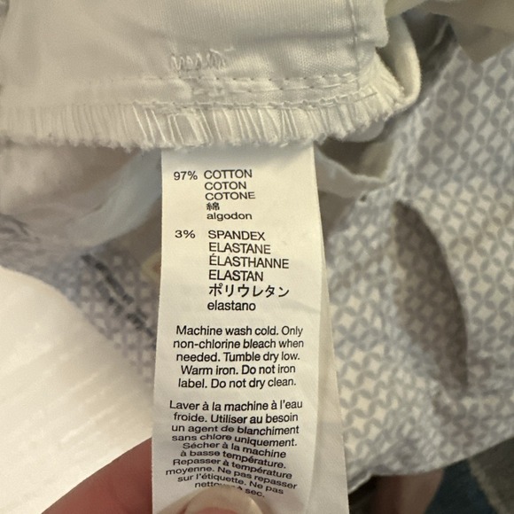 Gap Women's Khakis Slim City Size 12R Gray Print - Picture 5 of 7